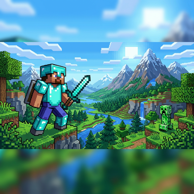 Minecraft banner